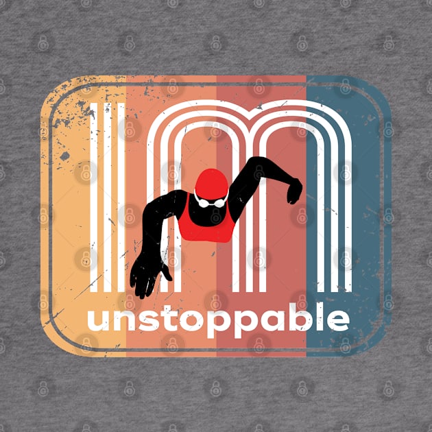 Retro IM unstoppable womens swimming 1 by atomguy